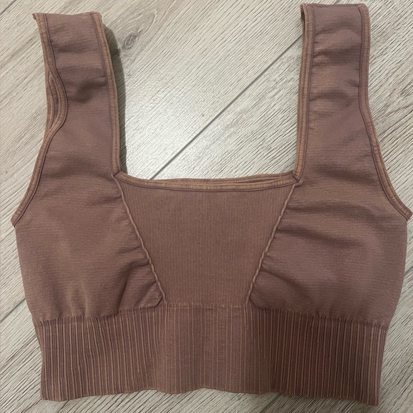 NWOT Good Karma Square Neck Sports Bra - Picture 5 of 6